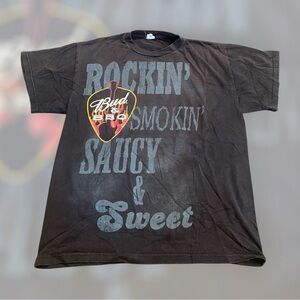 Y2K 2009 SeaWorld Country Concert T-Shirt Bud and BBQ Blake Shelton Aldean Large